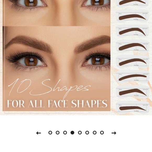 Perfect Brow Stencil Stamp Kit in BLACK - Picture 4 of 11